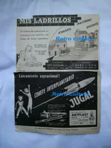 Publicidad Juguetes Antiguos. Jugal. Mis Ladrillos.