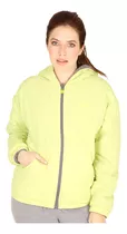 Campera Fila Double Face Fur Ll En Amarillo Y Gris Mujer | D