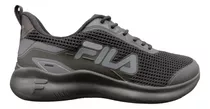 Zapatillas Fila Training Gear Hombre Running Negro Gris