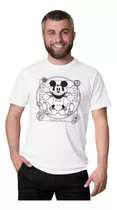 Camisetas Mickey Vitruvian Donald Pluto Desenhos