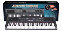 Sintetizador Piano Micrófono Bluetooth Karaoke, Radio Fm Usb