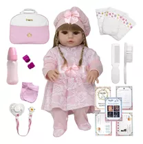 Boneca Tipo Reborn Larinha Com Lindos Acessórios Promoção