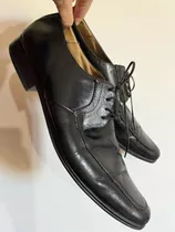 Zapatos Hombre Cuero Negro Vestir Marca Oggi Talle 45