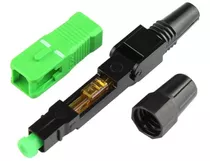 Conector Rápido Fibra Óptica Verde Sc/apc X 10 Unidades 