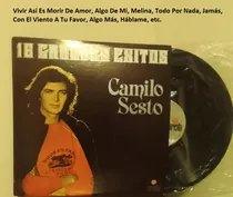 Vinilo Camilo Sesto Grandes Éxitos, Jamás, Melina, Etc.