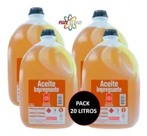 Aceite Impregnante Para Madera Pack 20 Litros 