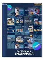 Pack Canva Engenharia - Artes Profissionais E Editáveis