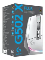 Mouse Gamer Inalámbrico Recargable Logitech  Serie G G502 X Plus White