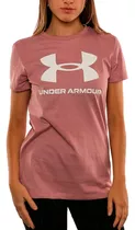Remera Under Armour Lifestyle Mujer Sportstyle Logo Rosa Cli