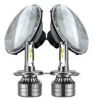 7-inch Redondo Faro Viene Con Bombillas 6000k Led H4 9003