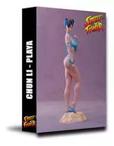 Archivo Stl, Stl Chun Le Playa Bikini Stl Street Fighter