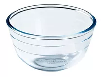 Bowl Vidrio Templado Apto Horno Freezer Reposteria 2 Litros Color Transparente