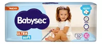 Babysec Ultra Soft Xg X32u Pañales Descartables