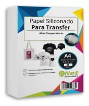 Papel Siliconado A4 Pack 20 Hojas