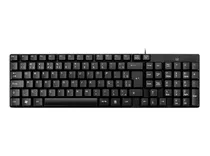 Teclado Slim Conexão Usb Resistente Água Preto Multi Tc 193