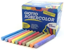 200x Giz Antialergico Giotto Robercolor Colorido Escolar