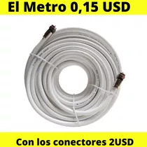 Cable Coaxial Por Metro Blanco, Inter, Movistar