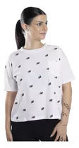 Remera New Balance Classic Mujer Moda Blanco