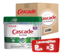 Lavavajillas Cascade Platinum Action Packs Fresh Pack X3