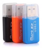 Lector De Memoria Adaptador Usb Tipo Pendrive Microsd 4 Pzas