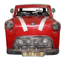 Carro Decorativo Vintage Mini Cooper Mr Bean Londres Retro