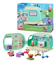 Peppa Pig Trailer Da Peppa- Hasbro F8863 Cor Azul-celeste