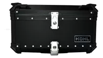 Caja Para Moto Trasero 60 Lts Aluminio Kohl Q3 Negro
