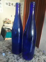 Botella Azul Vacia