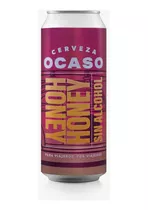 Cerveza Artesanal Ocaso Honey Sin Alcohol - Lata 473ml