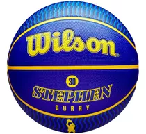 Balón De Baloncesto Wilson De Los Golden State Warriors De La Nba, Color Curry Color: Azul