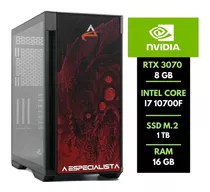 Máquina Gamer I7 10700 Rtx 3070 16gb De Ram Nvme 1tb