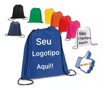 160 Mochilas, Sacochilas, 33x40 Em Tnt Personalizadas