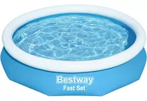 Piscina Familiar Redonda Bestway Fast Set 305 X 66 Cm 