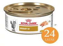 24 X Latas Royal Canin Vet Diet Felino Urinary S/o 145gr. Np