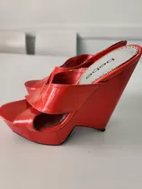 Sandalias Plataformas Bebe Orig N 7 Us Coral 14cm No Sarkany