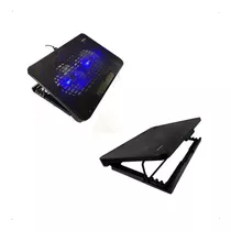 Mesa Suporte Para Notebook 15.6 Polegadas Com 2 Ventoinhas Cor Preto Cor Do Led Azul