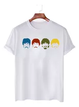 Remera The Beatles Rock Hombre Mujer Niños Modal Premium  -