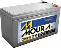 Bateria Ups 12v 7 Amper 12mva-7 Moura (x3)