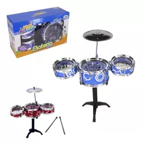 Bateria Musical Infantil Meu Ritmo + Banqueta Cor Sortidos