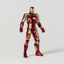 Iron-man Mark 43 Marvel C/ Luz Led Figura Coleccionable