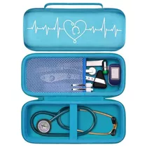 Estuche Para Estetoscopio E Instrumental Medico/enf Celeste