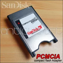 A64 Adapter Pcmcia Sandisk Tarjeta Compact Flash Pc Estacion