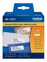 Etiquetas Brother Dk1201  (29 Mm X 90.3mm), 400 Etiquetas