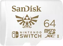 Tarjeta De Memoria Sandisk Sdsqxat-064g-gnczn Nintendo 64gb Zelda