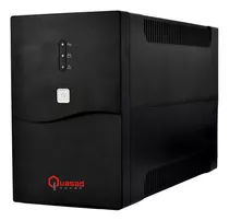 Ups Regulador Quasad 2000va 1200w 10 Tomas Qups-2020ch Black Color Negro