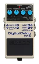 Pedal De Efecto Boss Digital Delay Dd-8  Gris