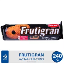 Galletitas Frutigran Avena Chia Lino Granix