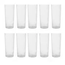 Vaso Descartable Fiesta Flexible Trago Largo Pp X 10 Unid 