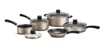 Batería De Cocina Tramontina 9 Piezas Gris