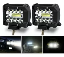 Par Faro Led Cree Auxiliar Moto 4x4 60w Spot 20 Led 3fa